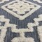 Homeroots 6 ft. Round Gray & Cream Geometric Area Rug 396179 - alternate 9